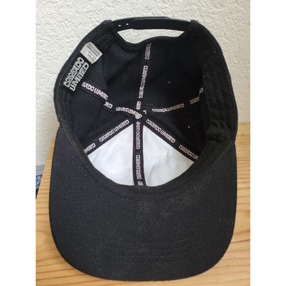 COLORADO Limited Rocky Mtns Trucker Hat Black Cap Adjustable SNAPBACK Wool Blend - Picture 6 of 10